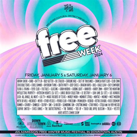 Red River Free Week 2024 line-up announced